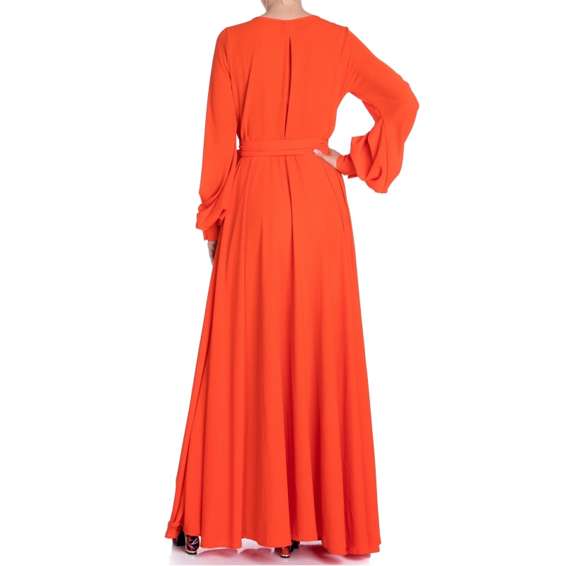 Lilypad Maxi Dress - Flame | Meghan Fabulous | Wolf & Badger