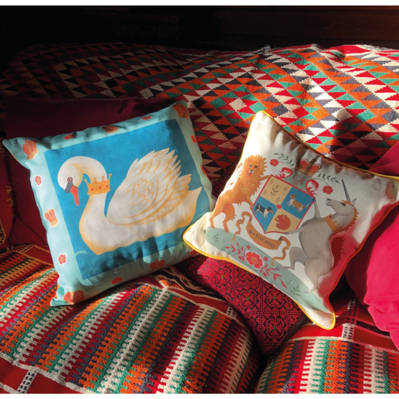 Thumbnail of Limited Edition The King's Swan Cushion image