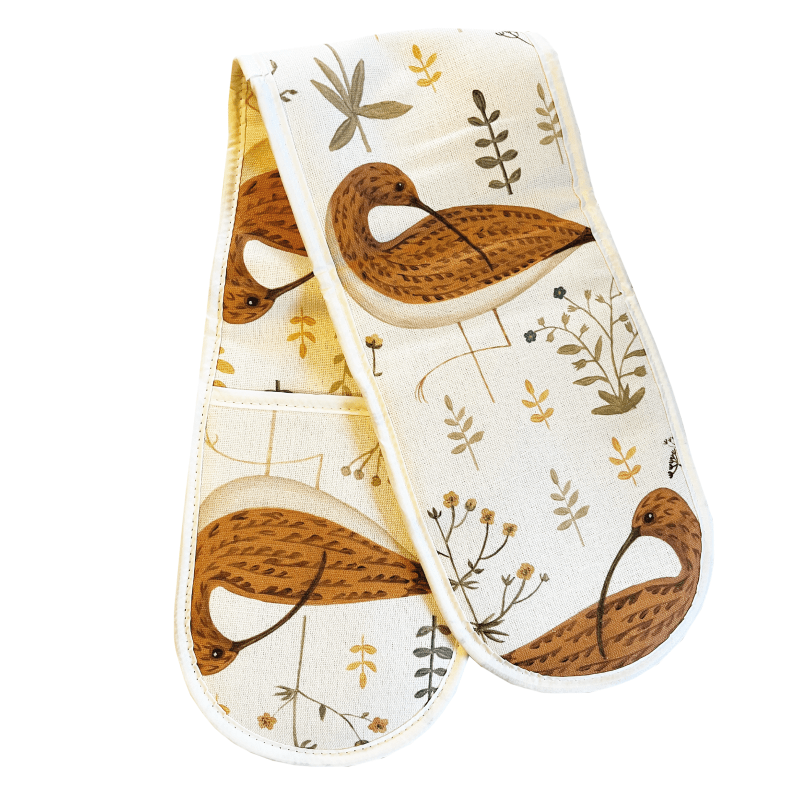 Thumbnail of Limited Edition Curlew Double Oven Gloves image