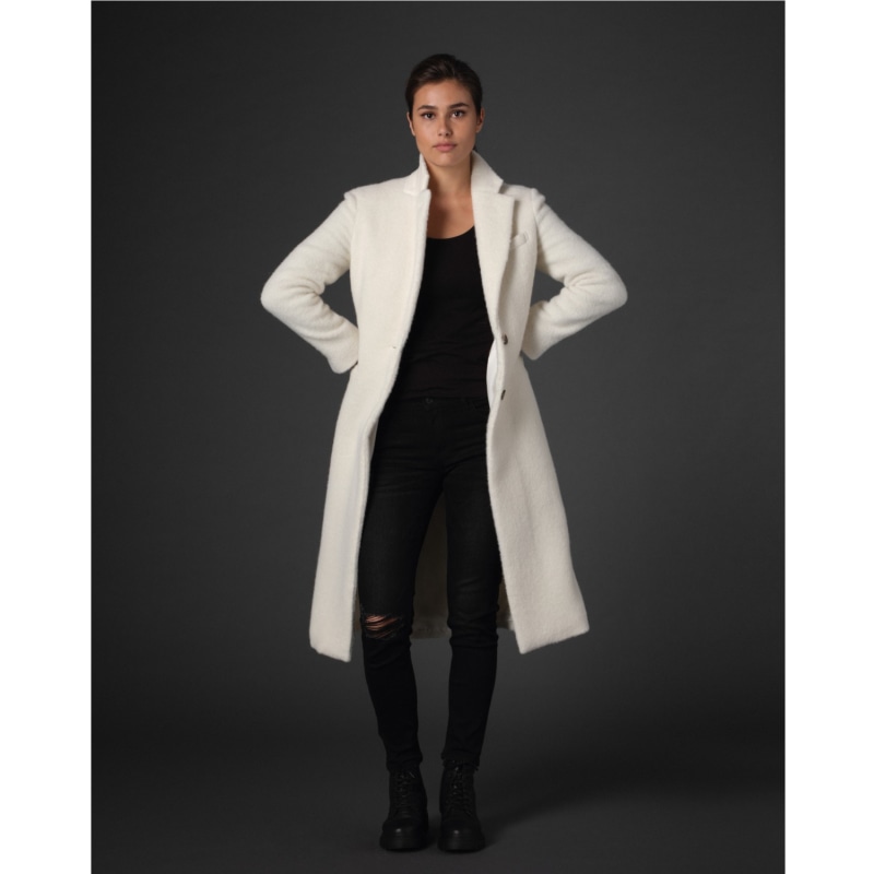 Thumbnail of Limited Edition White Alpaca Coat image