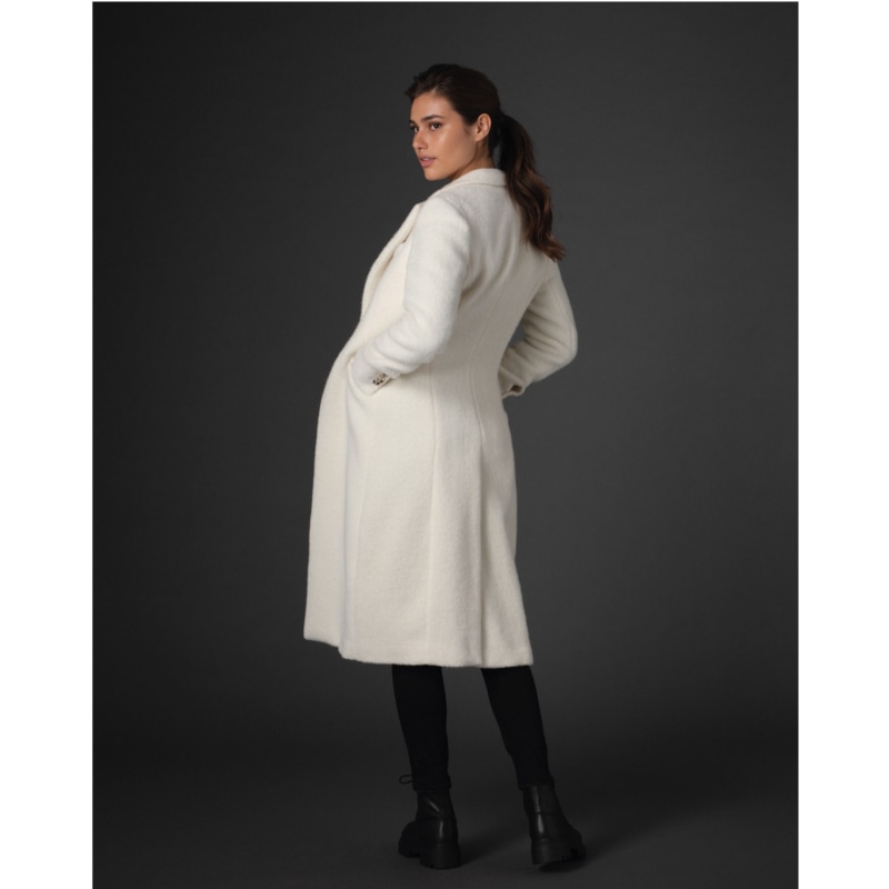 Thumbnail of Limited Edition White Alpaca Coat image