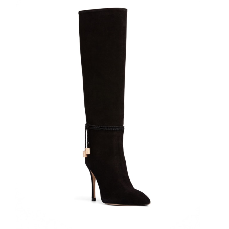 Comfortable tall black boots best sale