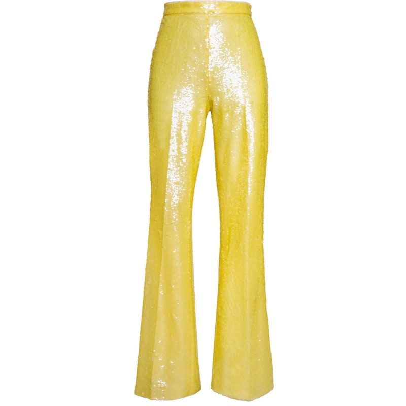 Lisa Flared Sequin Trousers by DIANA ARNO