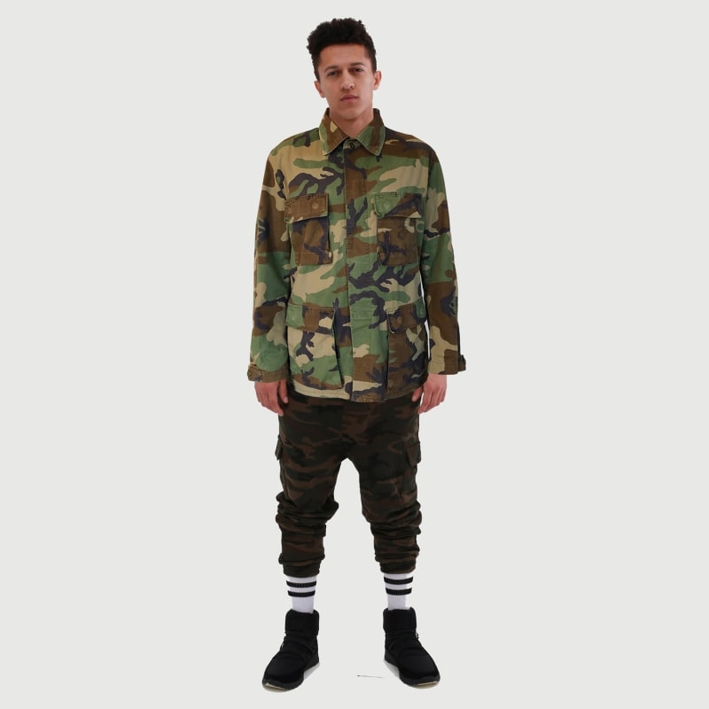 Thumbnail of Camouflage Pride Stripes Military Jacket image