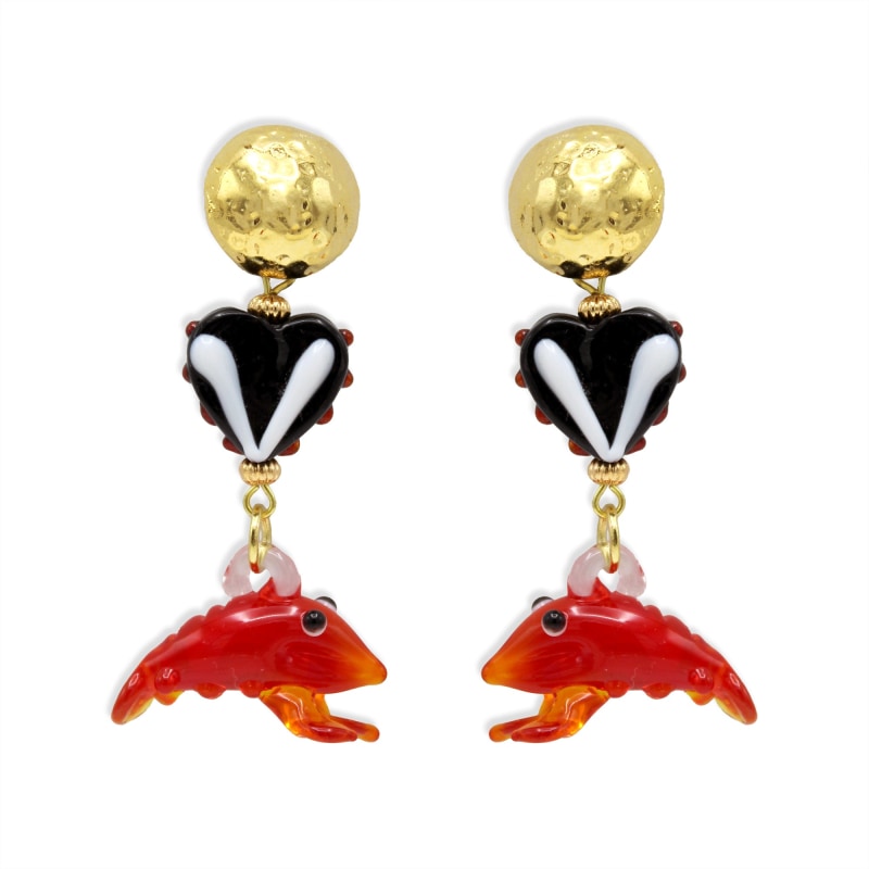 Thumbnail of Little Shrimps Gold Earrings image