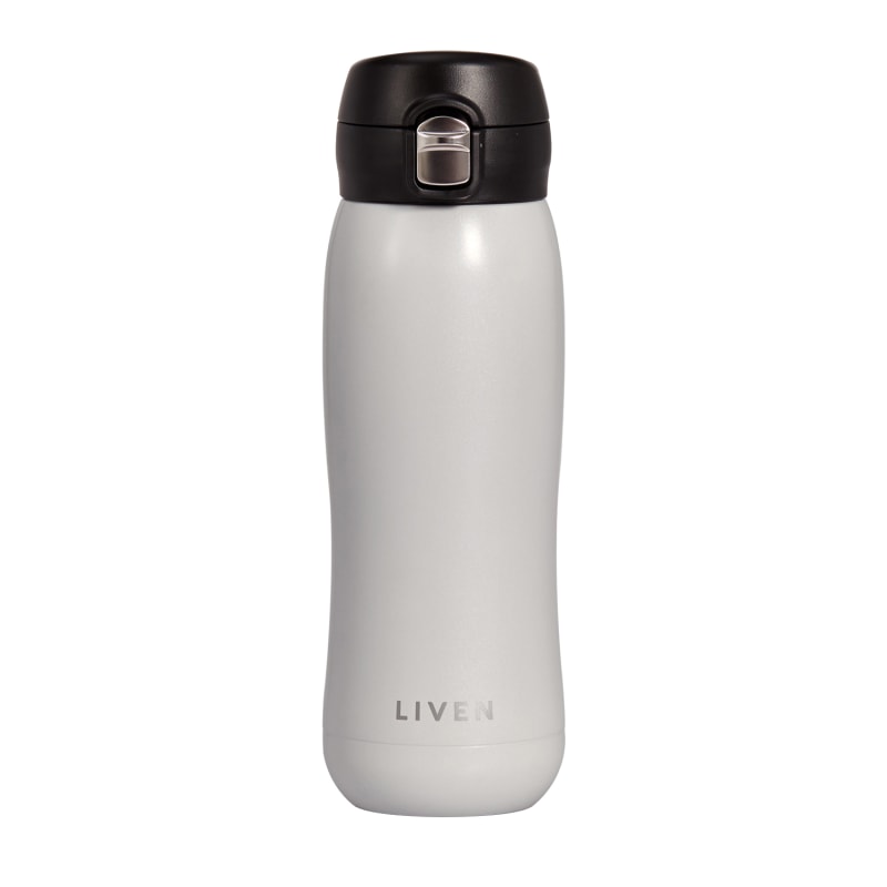 Thumbnail of Liven Glow™ Ceramic-Coated Insulated Stainless Steel Water Bottle - White image