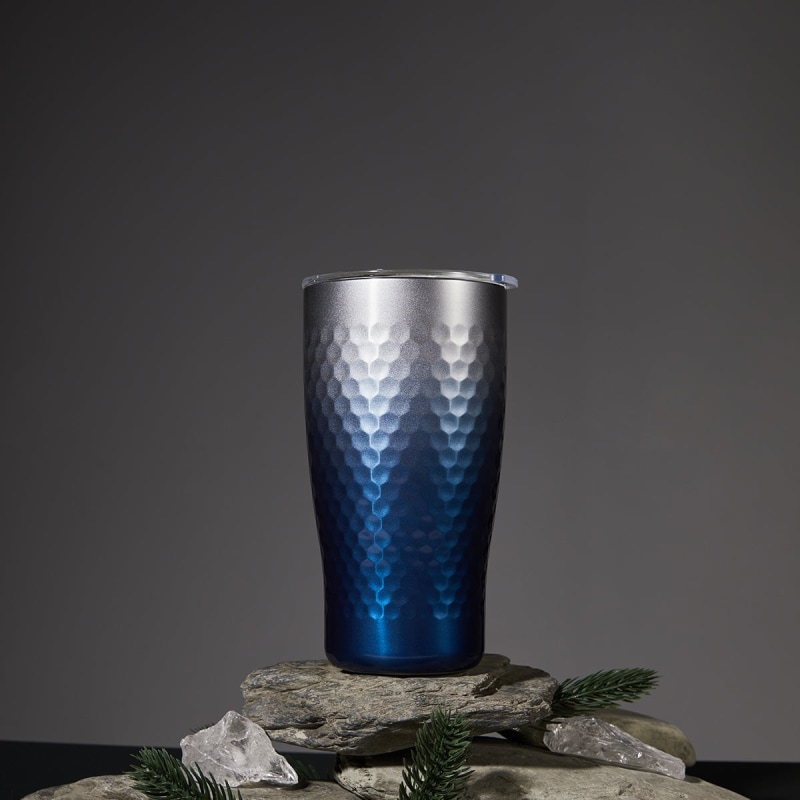 Thumbnail of Liven Glow™ Harmony Honey Comb Ceramic-Coated Stainless Steel Tumbler - Blue image