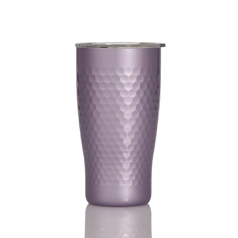 Thumbnail of Liven Glow™ Harmony Honey Comb Ceramic-Coated Stainless Steel Tumbler - Purple image