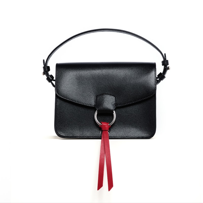 Thumbnail of Salma Saddle Crossbody Bag Black image