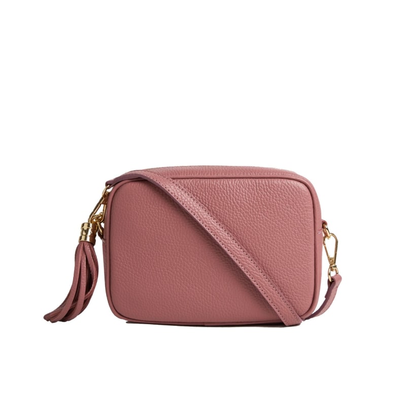 Thumbnail of Verona Crossbody Tassel Antique Pink Bag With Pastel Strap image