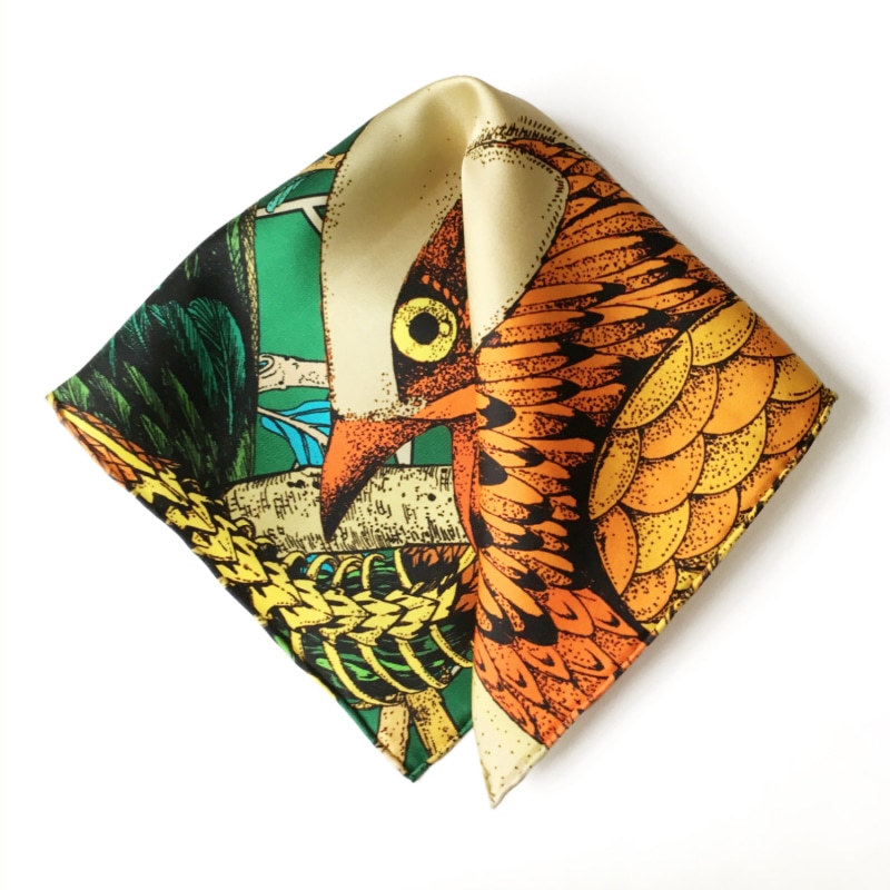 Thumbnail of Eden Bird Pocket Square image