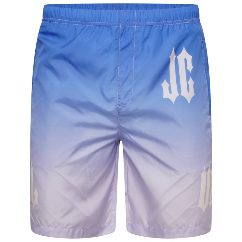 logo-print water shorts