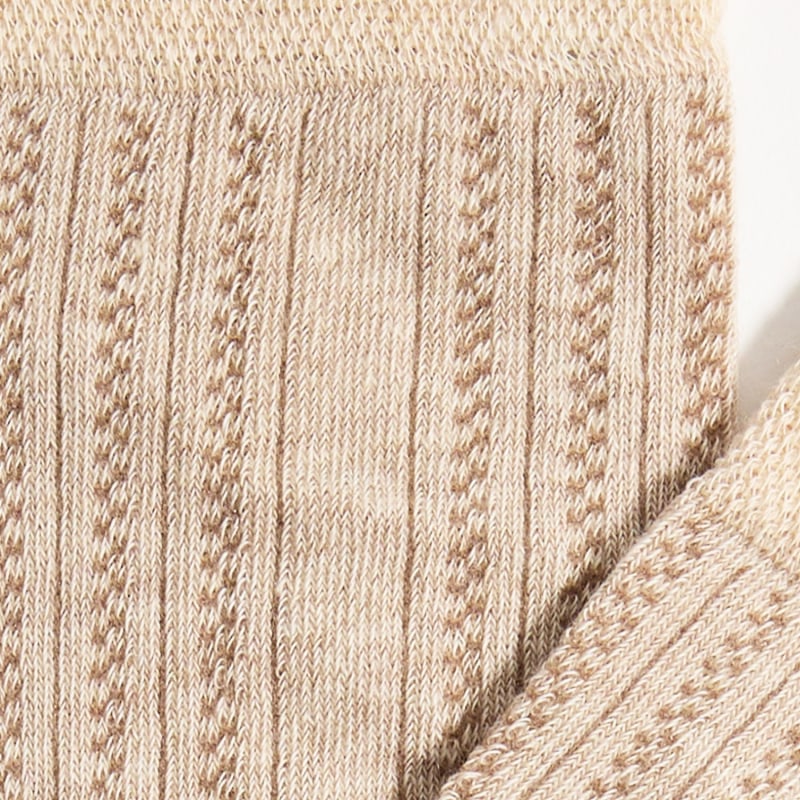 Lola Cashmere Sleep Socks - Cream, Stems