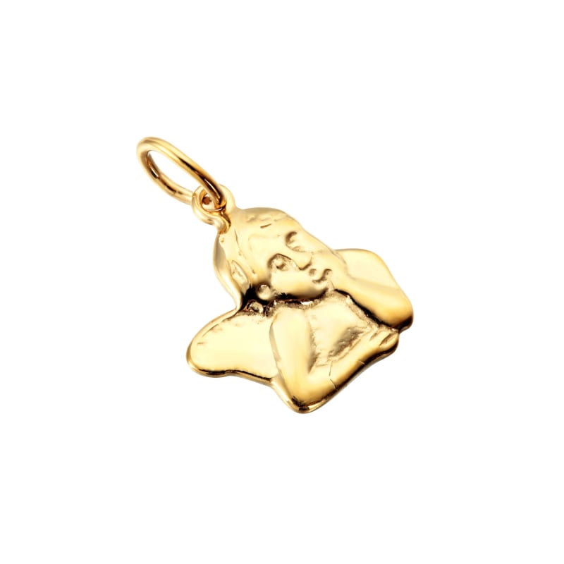 Angel cherub clearance necklace