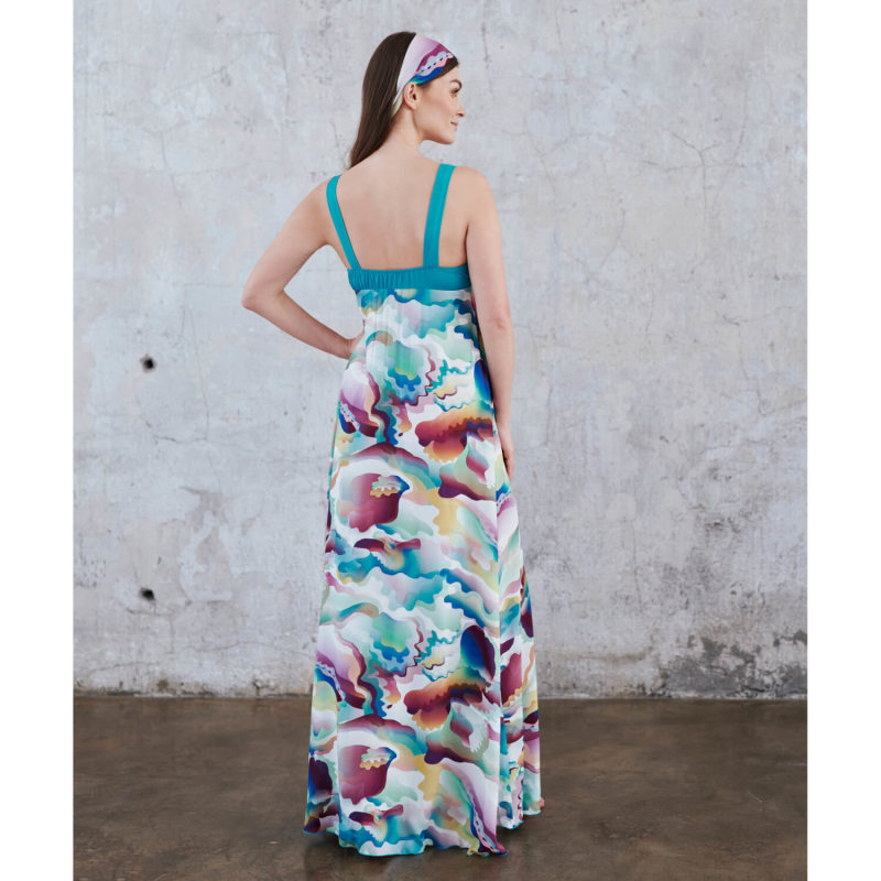 Thumbnail of Long Flowy Ecovero Viscose Dress image