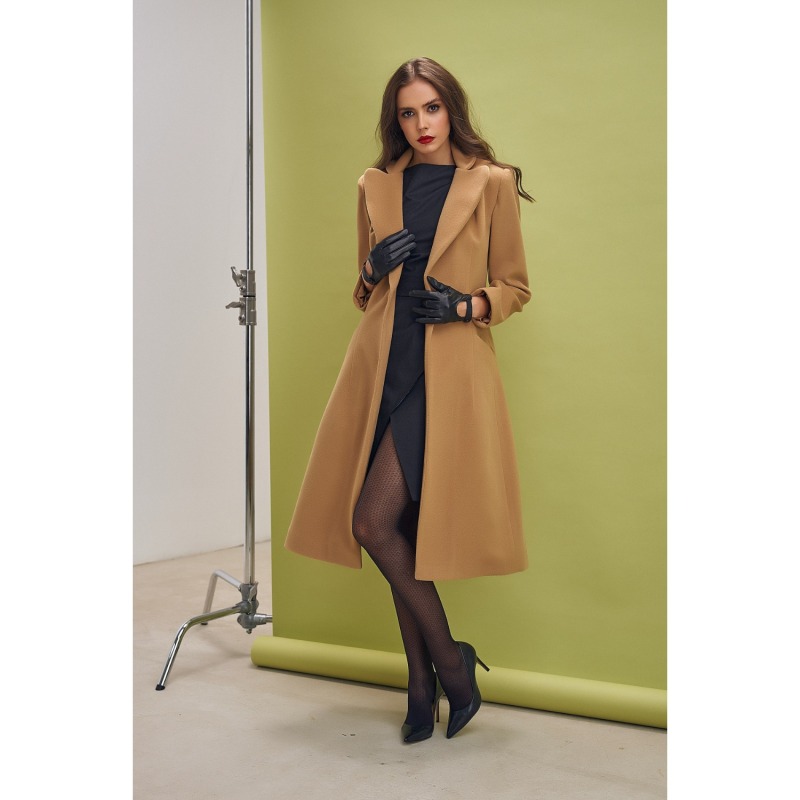 Wool blend long coat hotsell