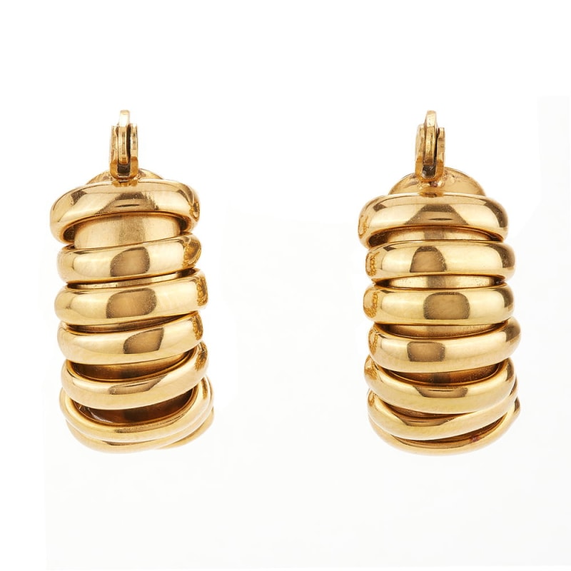 Thumbnail of Looped Gold Hoops image