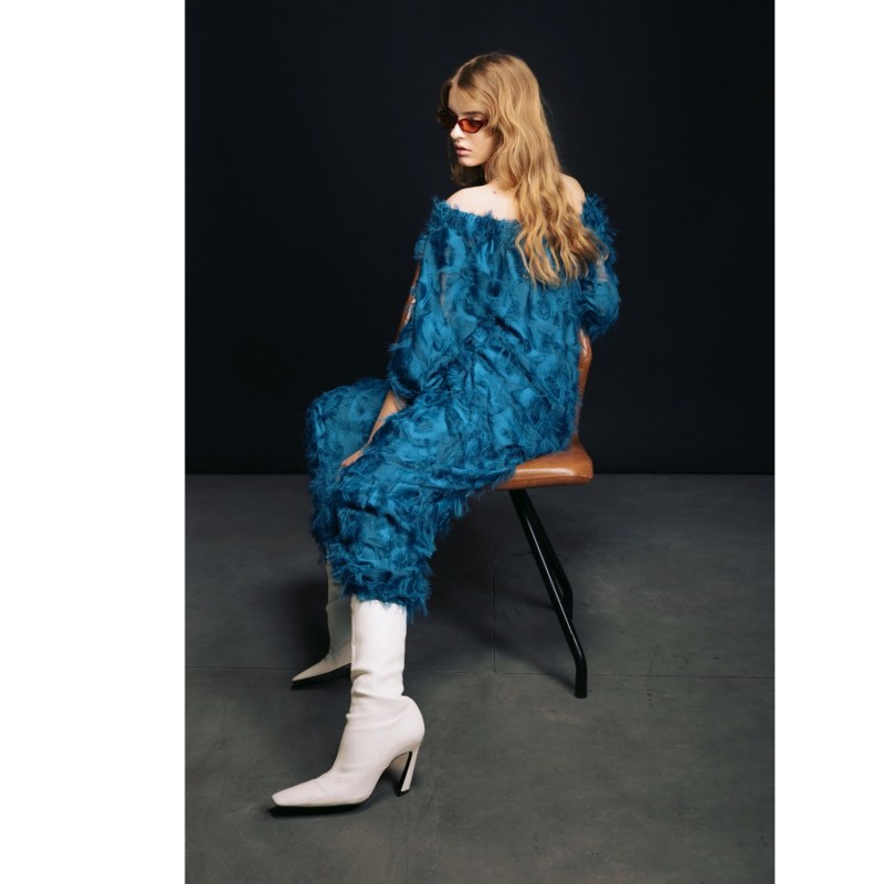 Midi loose fit dress sale