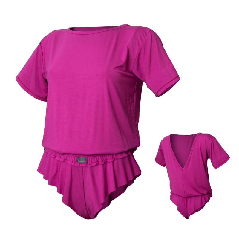 Thumbnail of Loose T-Shirt & Cute Wavy Shorts - Baby Doll image