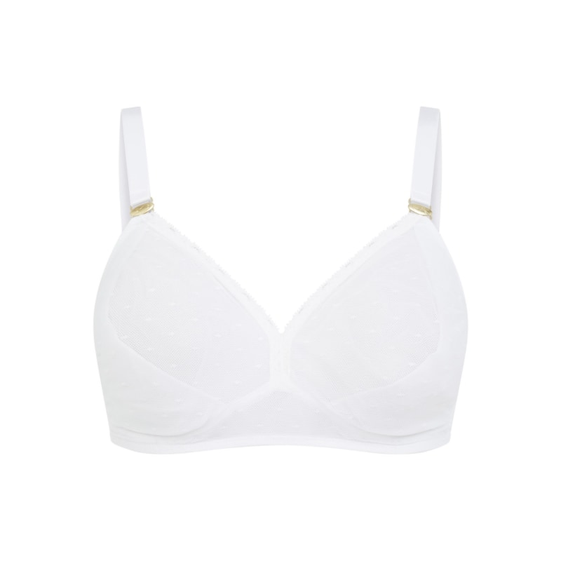 Buy White Recycled Lace Full Cup Comfort Bra - 40C, Bras