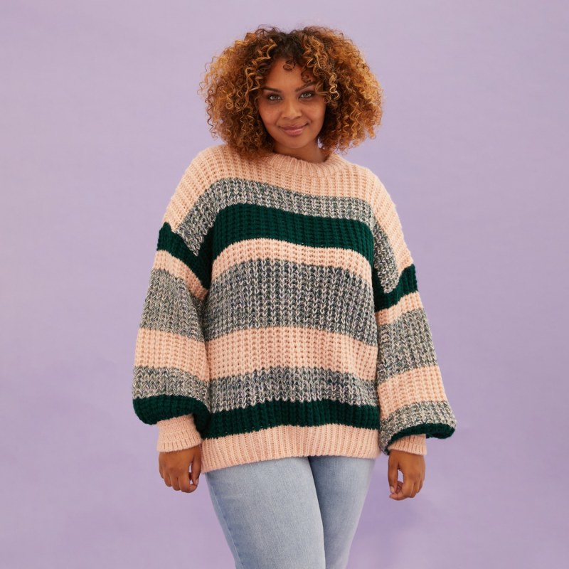Balloon sleeve jumper new arrivals