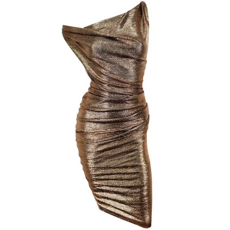 Thumbnail of Lovey Dovey Bronze Metallic Dress image