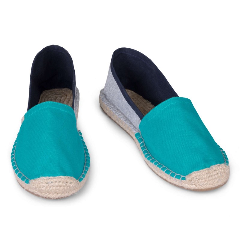 Thumbnail of Handmade Vegan Classic Fit Espadrilles For Women In Curacao Turquoise Blue image