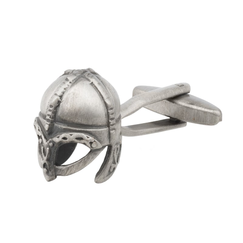 Thumbnail of Roman Warrior Spartan Cufflink Oxidised Silver Plated image