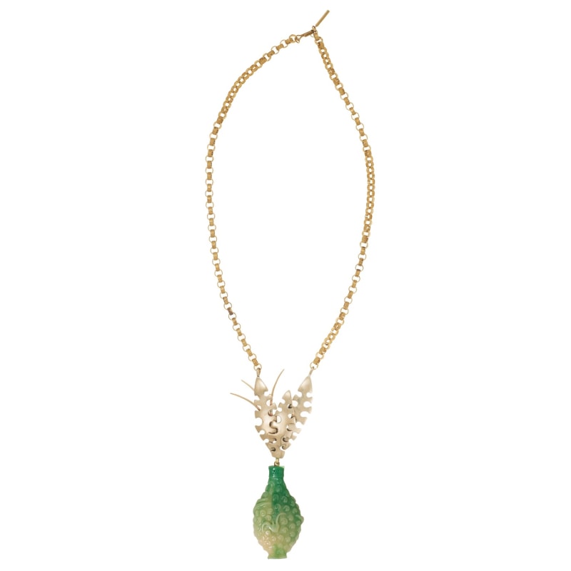 Thumbnail of Vase Necklace In Fresh Cut Green image