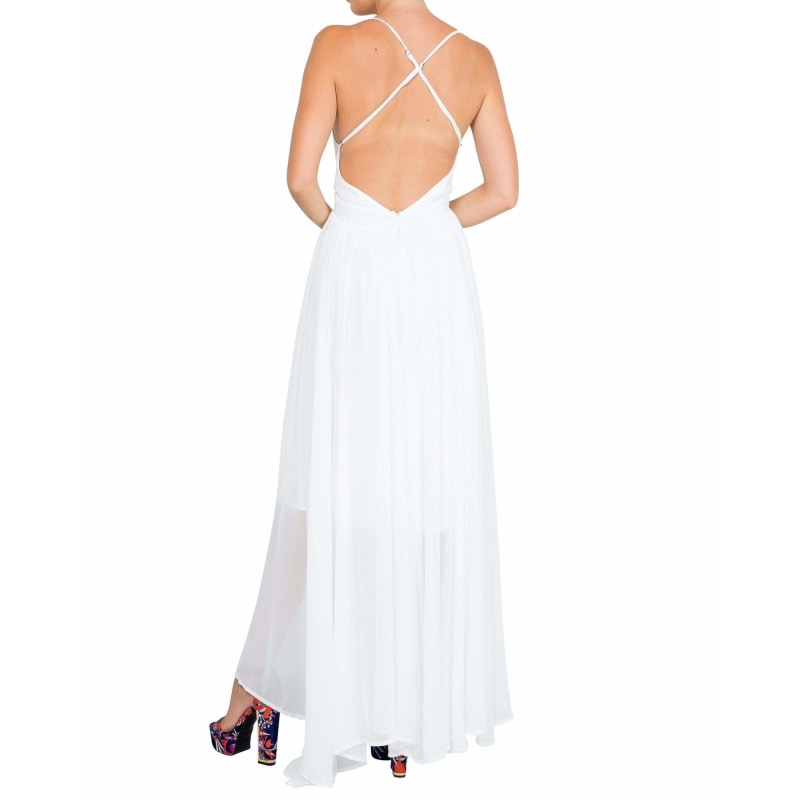 Enchanted Garden Maxi Dress - White | Meghan Fabulous | Wolf & Badger