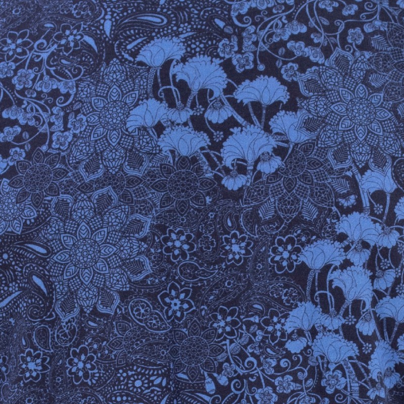 Thumbnail of Taylor - Paisley Floral Navy image