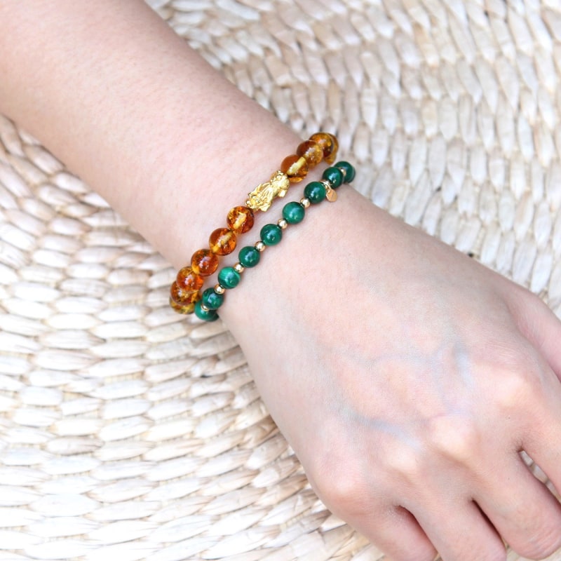 Thumbnail of Lucky Amber - Amber Dragon Bracelet image
