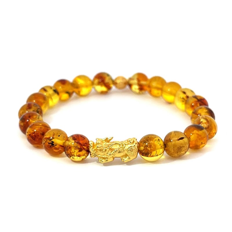 Thumbnail of Lucky Amber - Amber Dragon Bracelet image