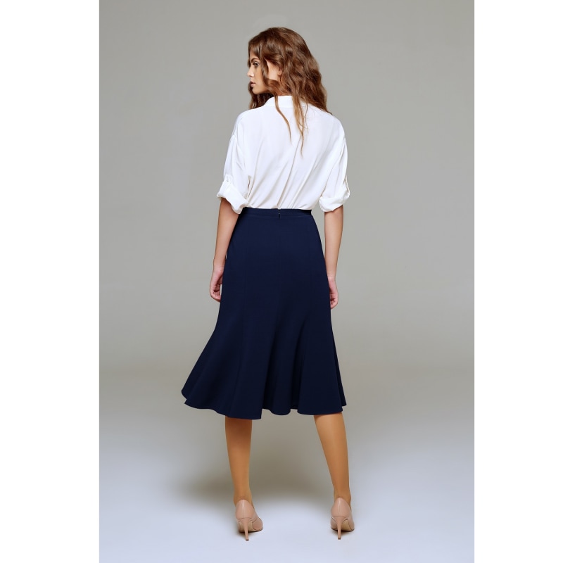 Thumbnail of Lucy Midi Skirt In Navy image