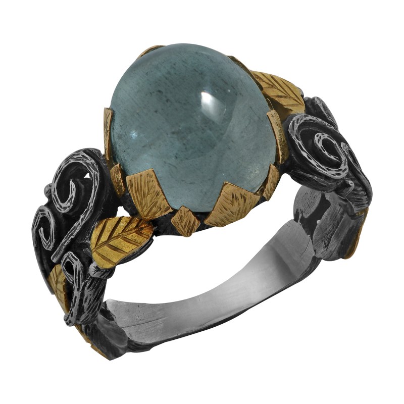 Thumbnail of Lula Aquamarine Cabochon Ring image