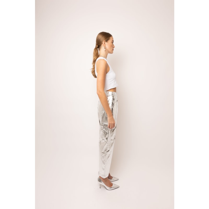 Thumbnail of Lupe Combat Silver Trousers image