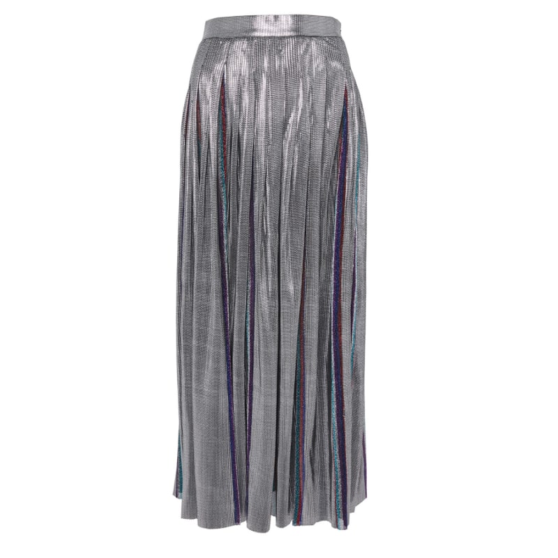 Thumbnail of Silver Pleated Skirt image