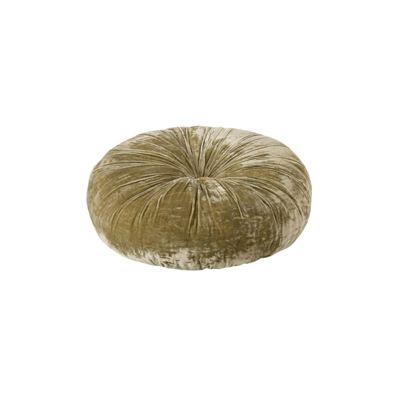 Thumbnail of Velvet Cushion - Sage Green - Medium image