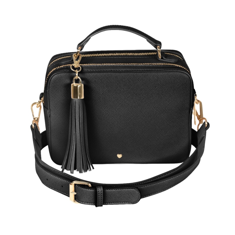 Hudson leather crossbody bag