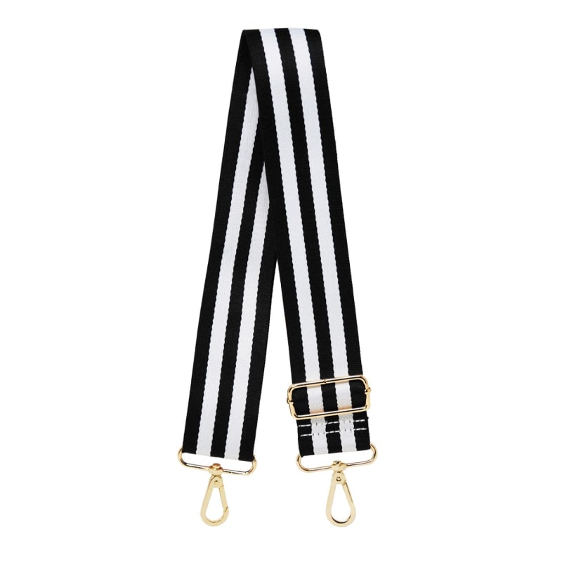 Black and White Stripe Strap One Size / Black/White Stripe