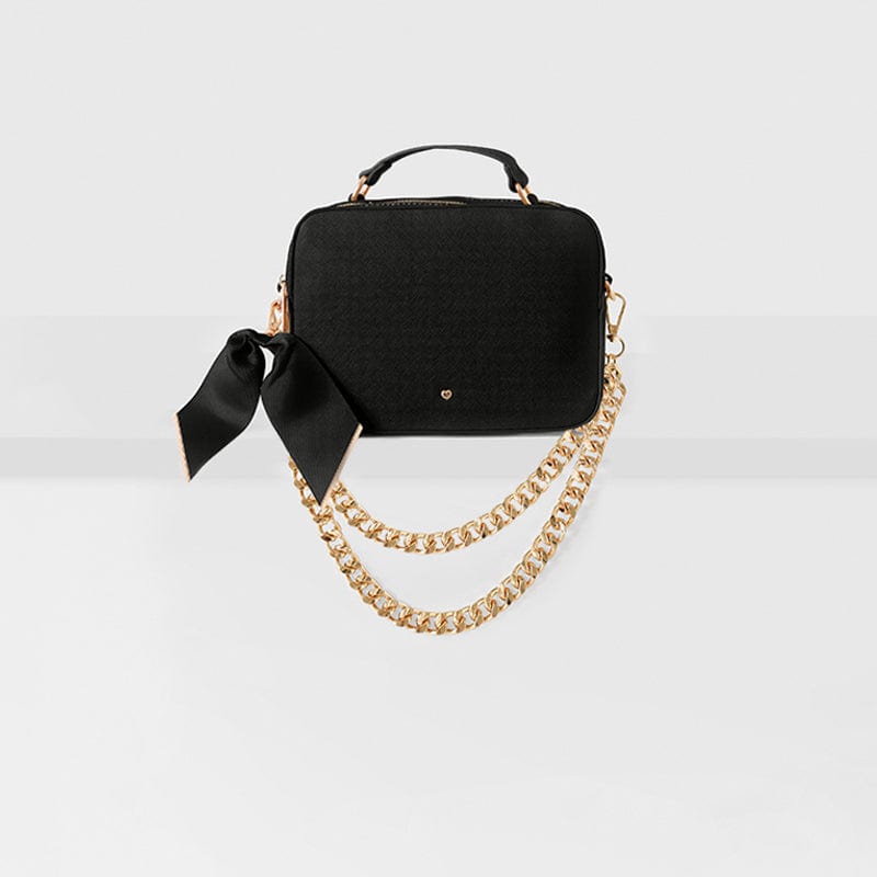 Luxe Gold Metal Chunky Chain Bag Strap. JLR London Wolf Badger