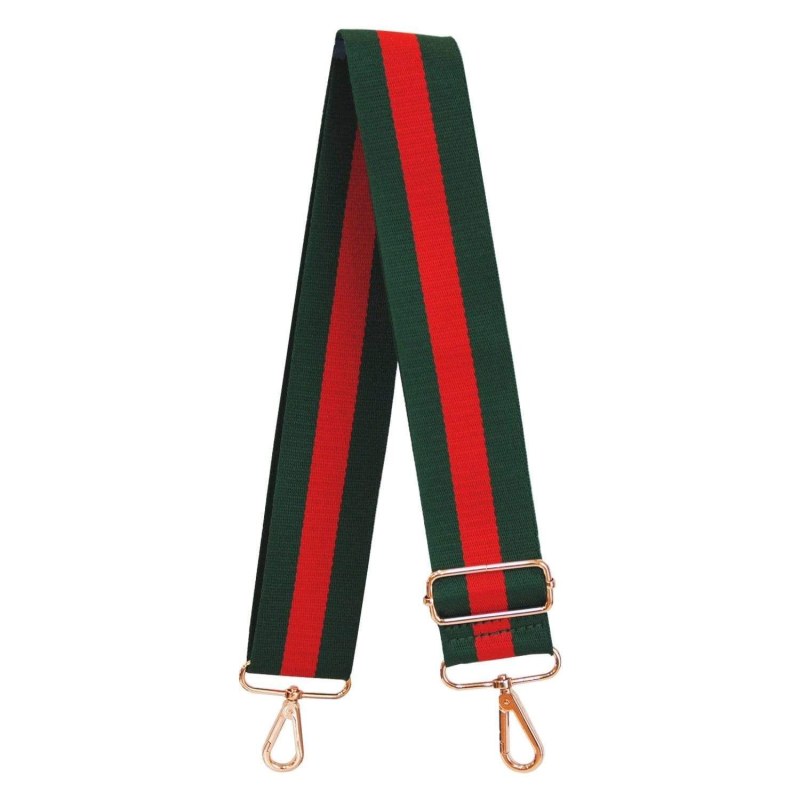 Thumbnail of Luxe Green Georgie Stripe Bag Strap image