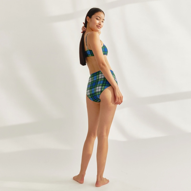 Thumbnail of Delightpool Tartan Bikini Bottom - Classic Green image