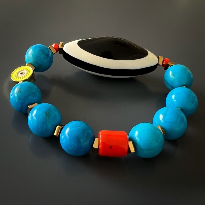 Thumbnail of Happiness Turquoise Eye Bracelet image