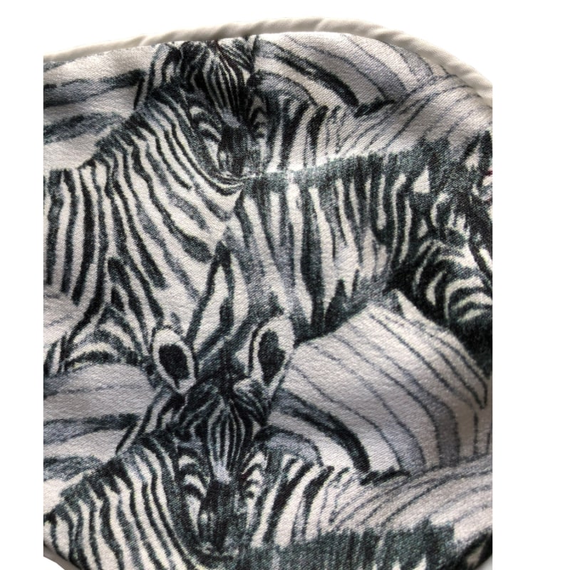 Thumbnail of Zebra 100% Silk Eye Mask image