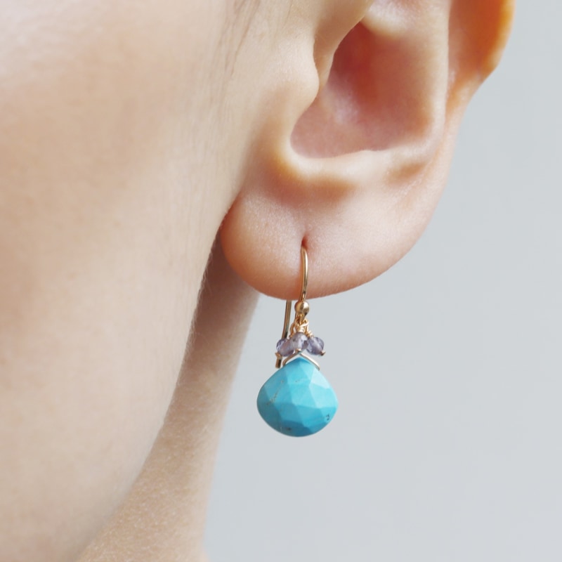 Thumbnail of Turquoise Teardrop Earrings image