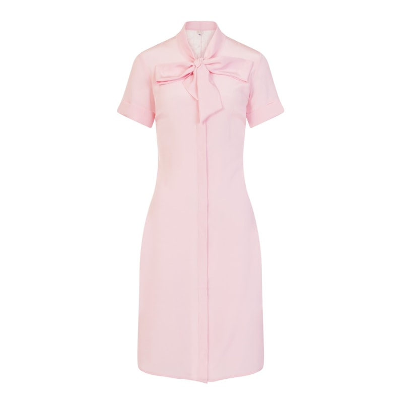 Thumbnail of Pale Pink Silk Bow Dress image