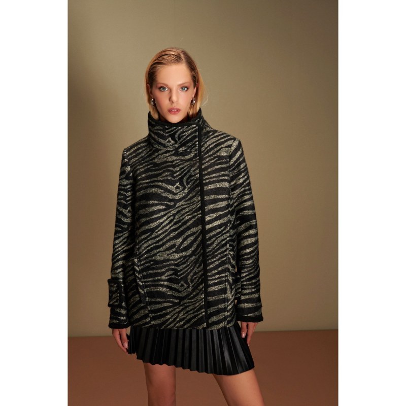 Thumbnail of Cate Zebra Coat image