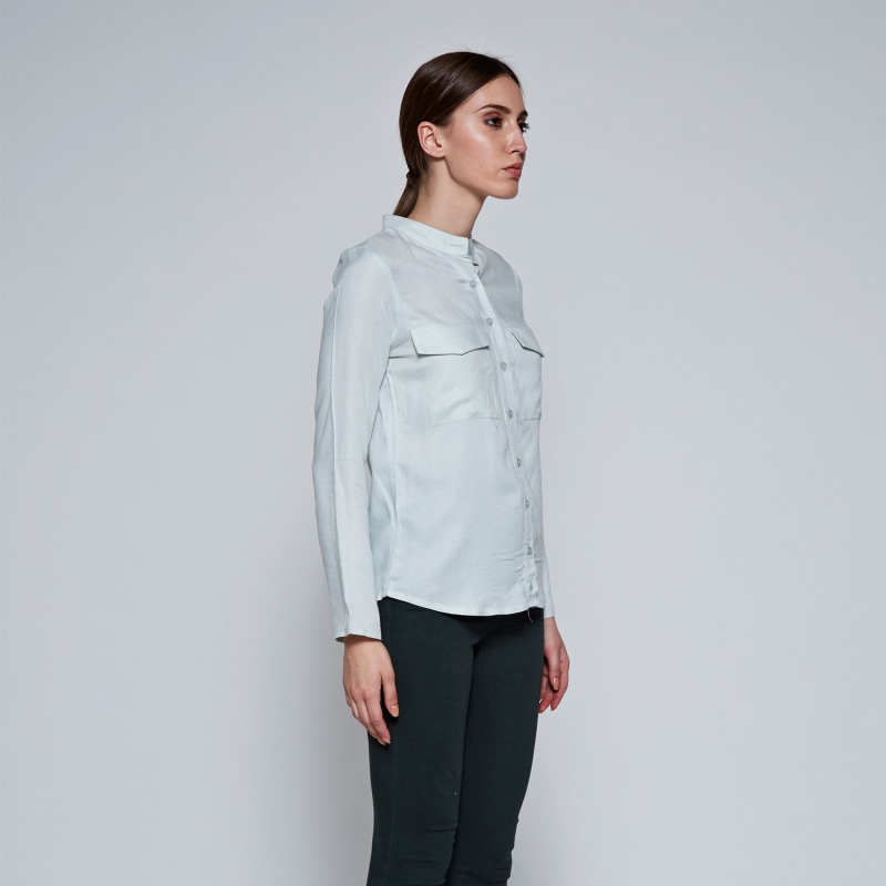 Thumbnail of The Rima Shirt In Mint image