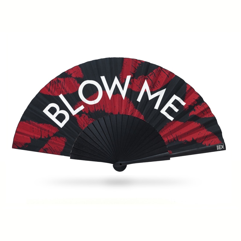 Thumbnail of Blow Me 'Kisses' Hand Fan image